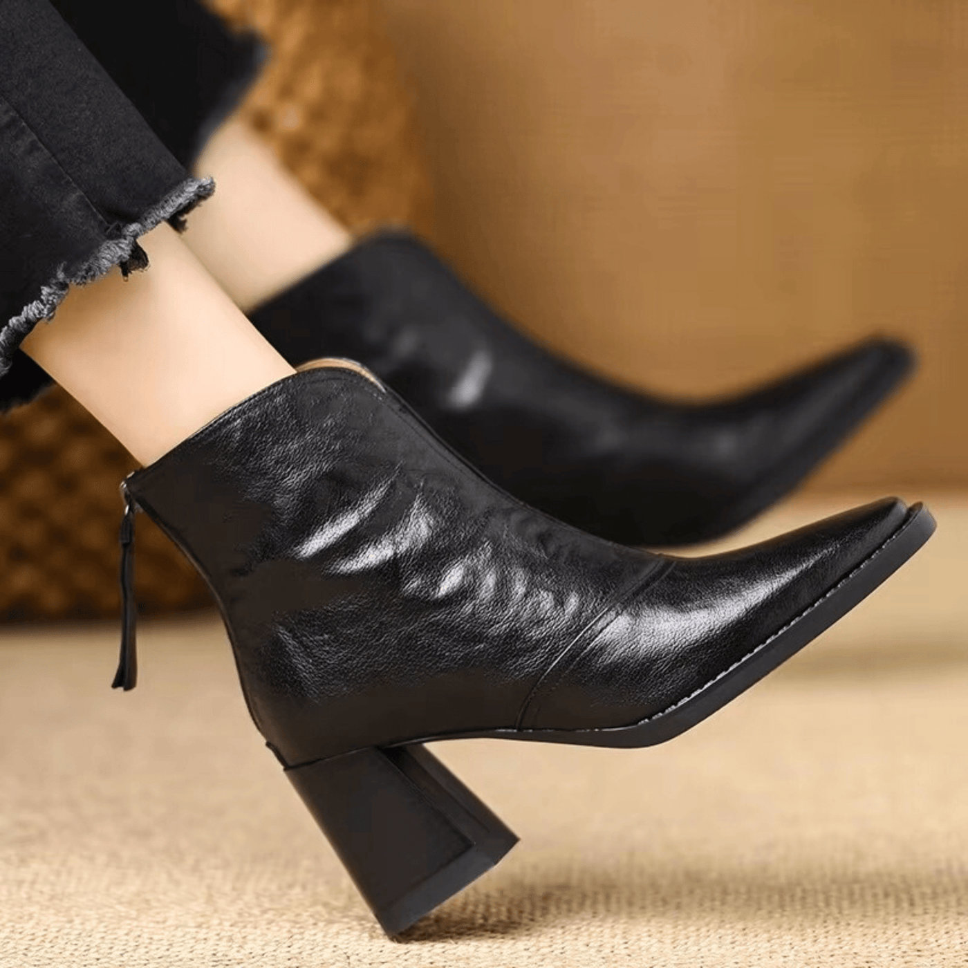 Camille™ | Bottines Chic à Talon Moyen
