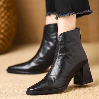 Camille™ | Bottines Chic à Talon Moyen