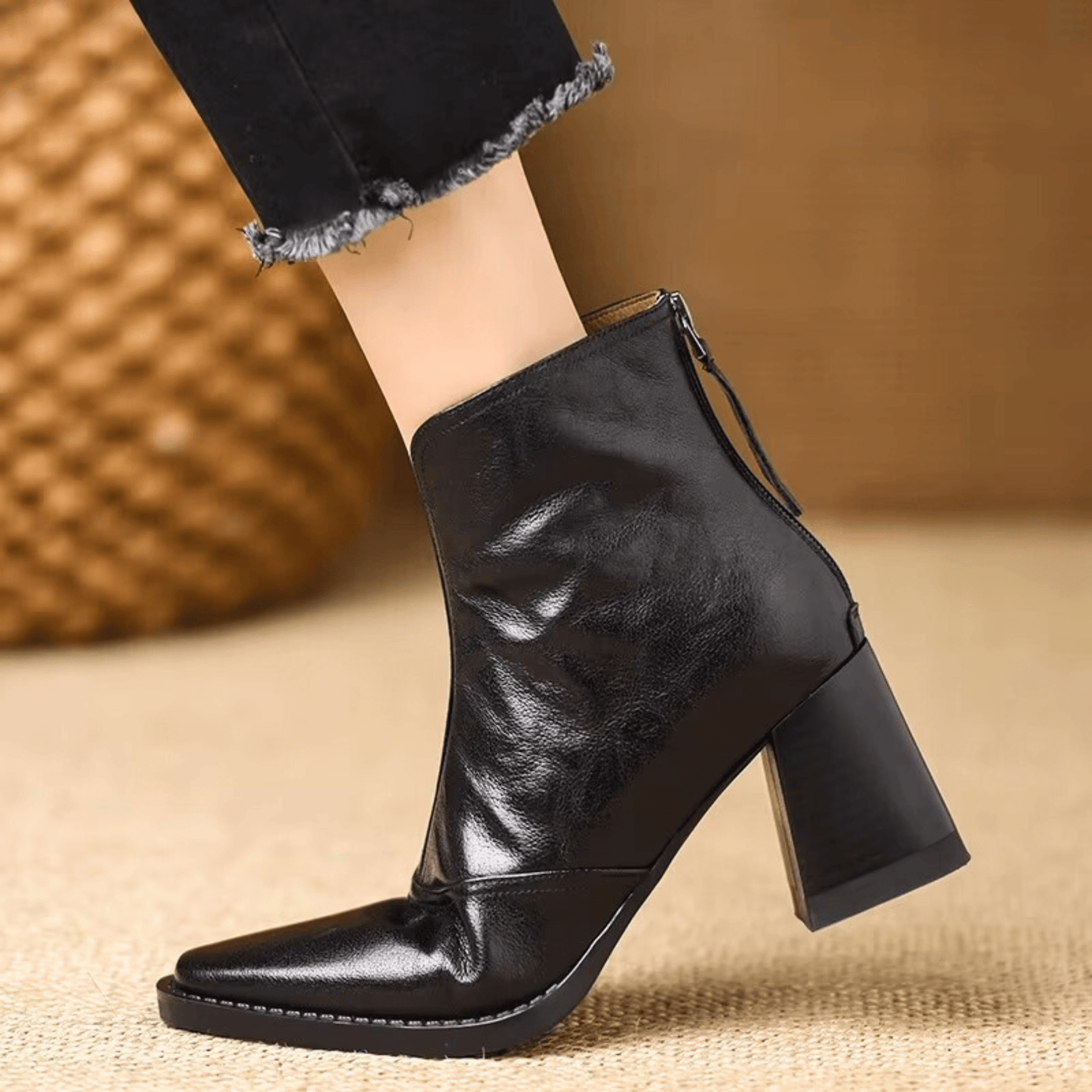 Camille™ | Bottines Chic à Talon Moyen