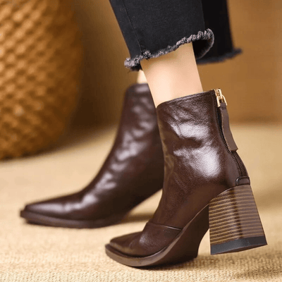 Camille™ | Bottines Chic à Talon Moyen