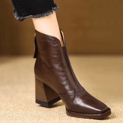 Camille™ | Bottines Chic à Talon Moyen