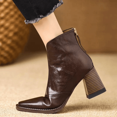 Camille™ | Bottines Chic à Talon Moyen